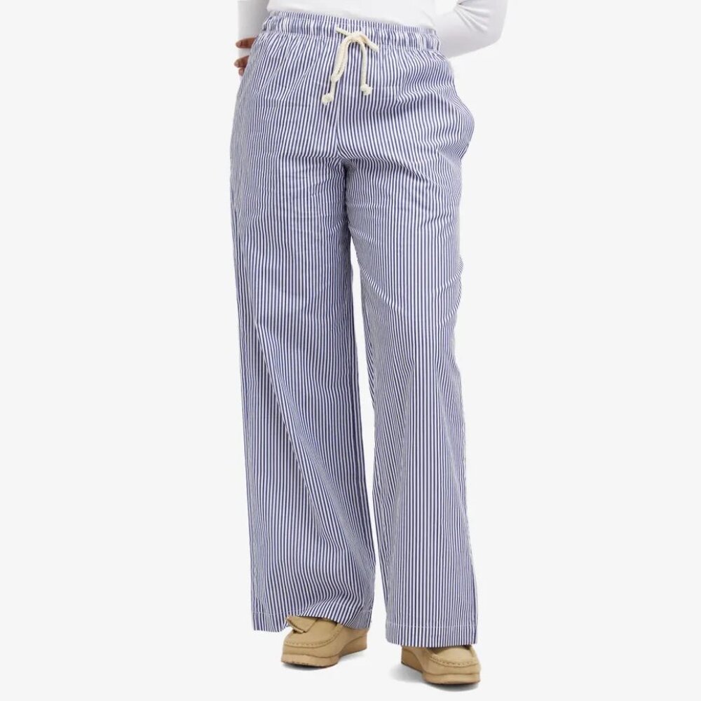Wms Donni Navy Stripe Pop Pants
